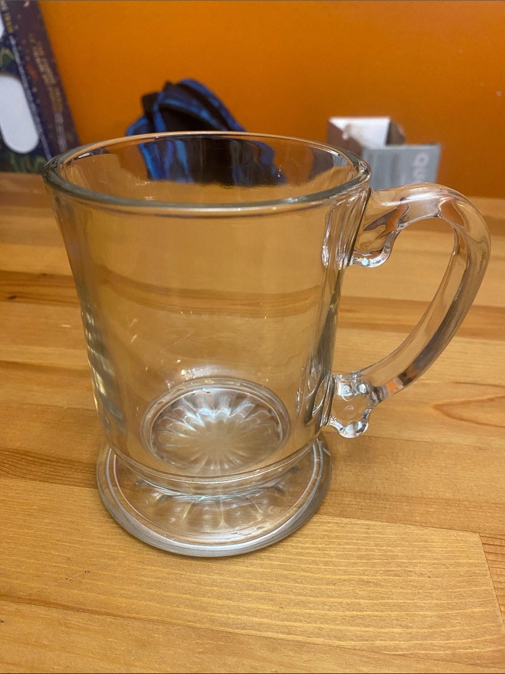 Clear Glass Handle Mug Classic Transparent Drinkware